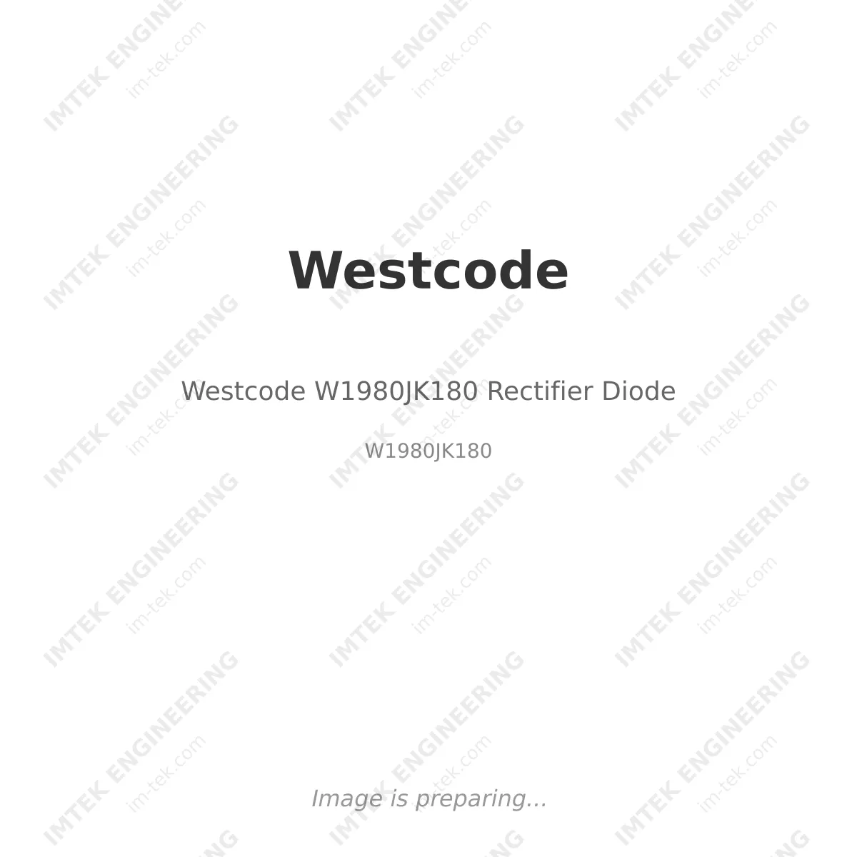 Westcode Westcode W1980JK180 Rectifier Diode - W1980JK180