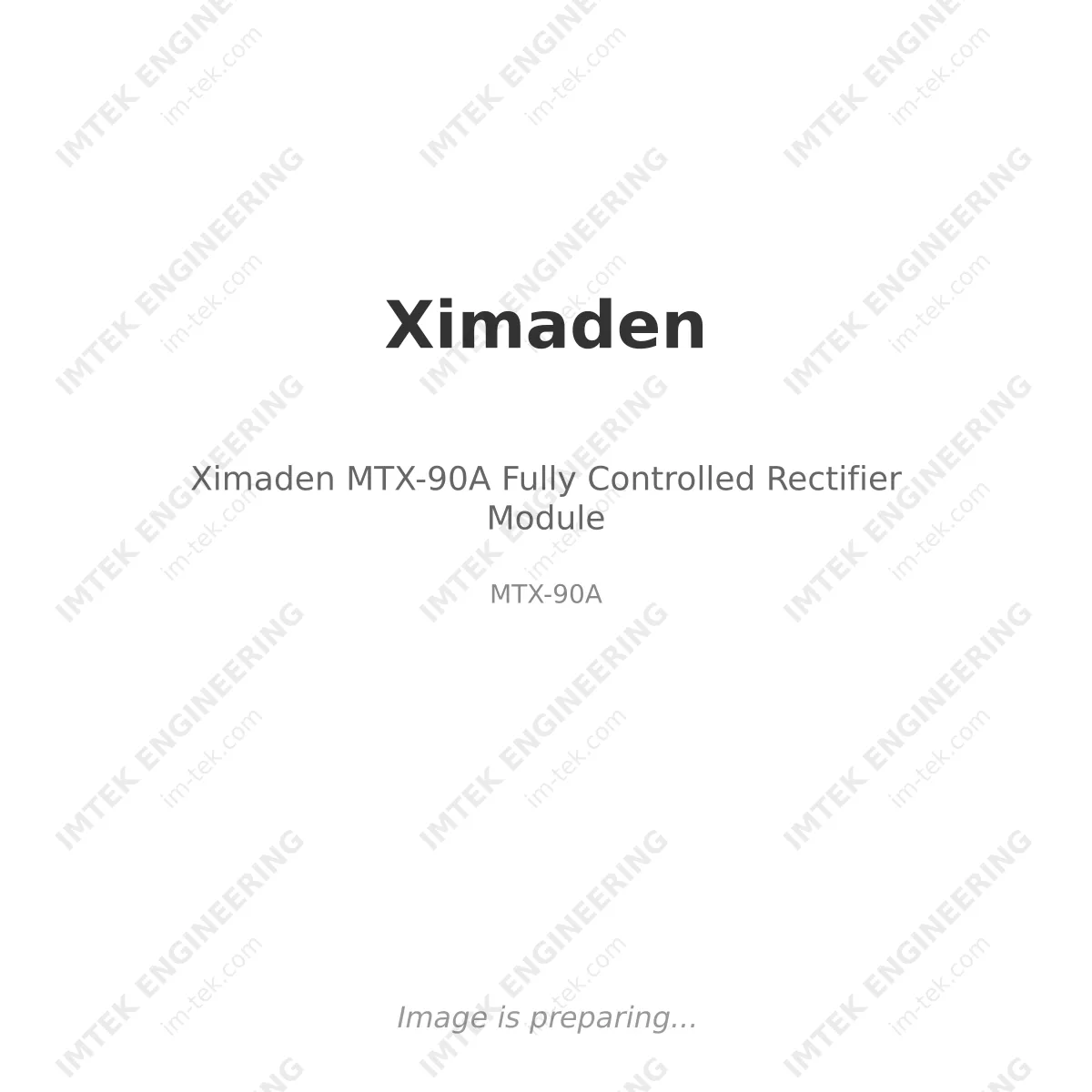 Ximaden Ximaden MTX-90A Fully Controlled Rectifier Module - MTX-90A