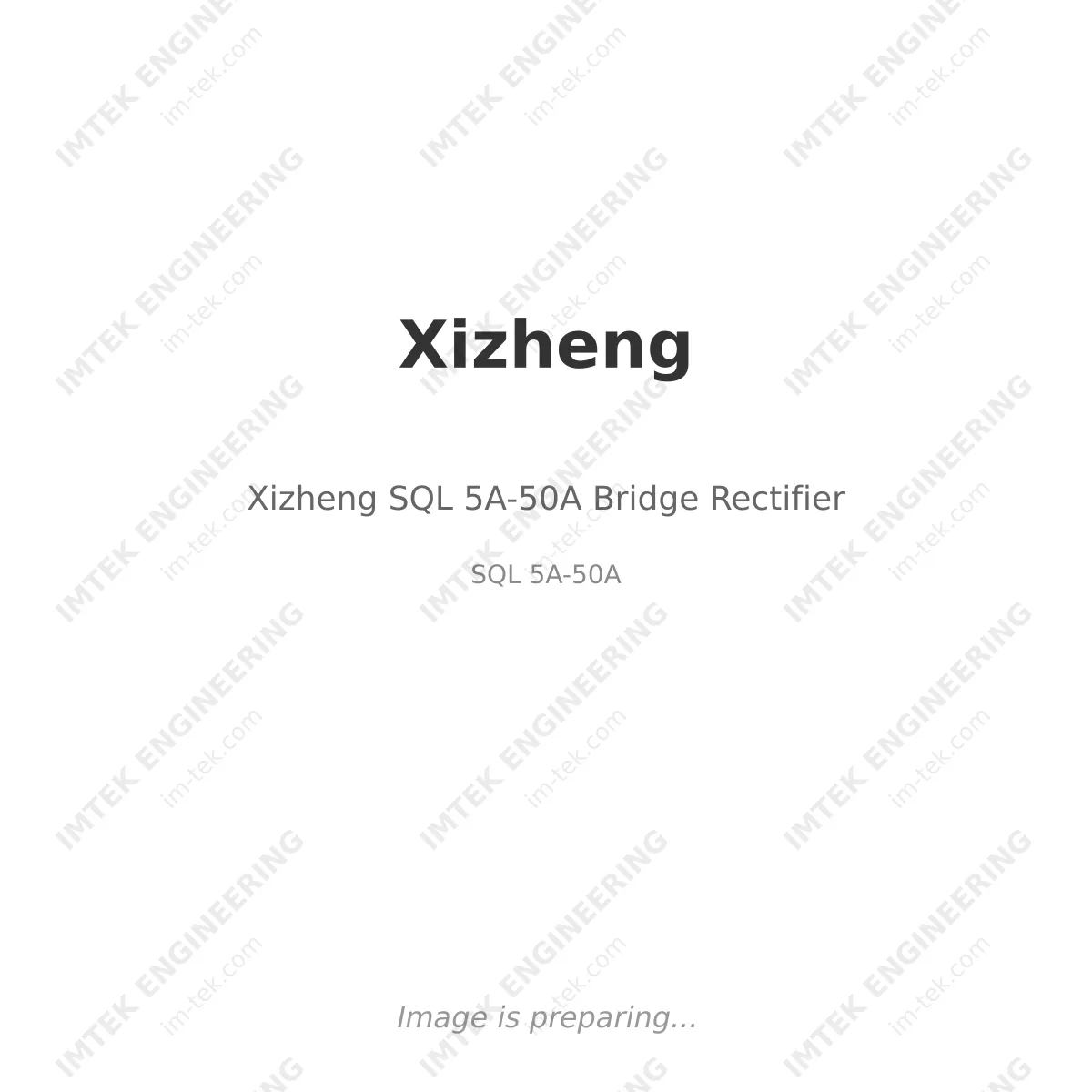 Xizheng Xizheng SQL 5A-50A Bridge Rectifier - SQL 5A-50A