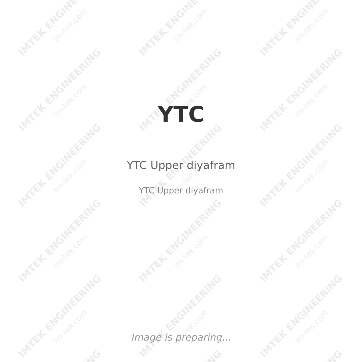 YTC YTC Upper diyafram - YTC Upper diyafram