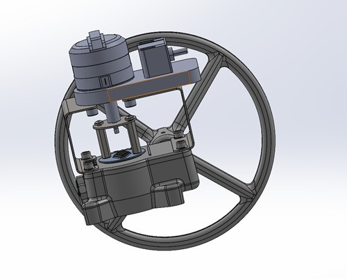 Abo Valve GEARBOX WITH HANDWHEEL - 599 B DN200 Image