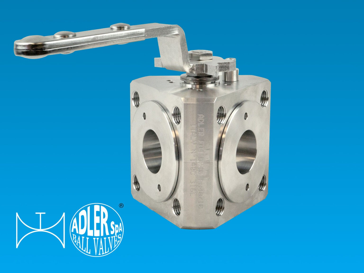 Adler FU4 DN10 3-WAY BALL VALVES Image