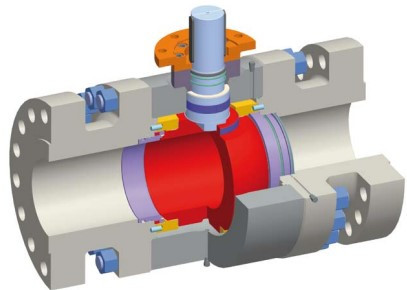 Dafram Type P  Trunnion Ball Valve Image