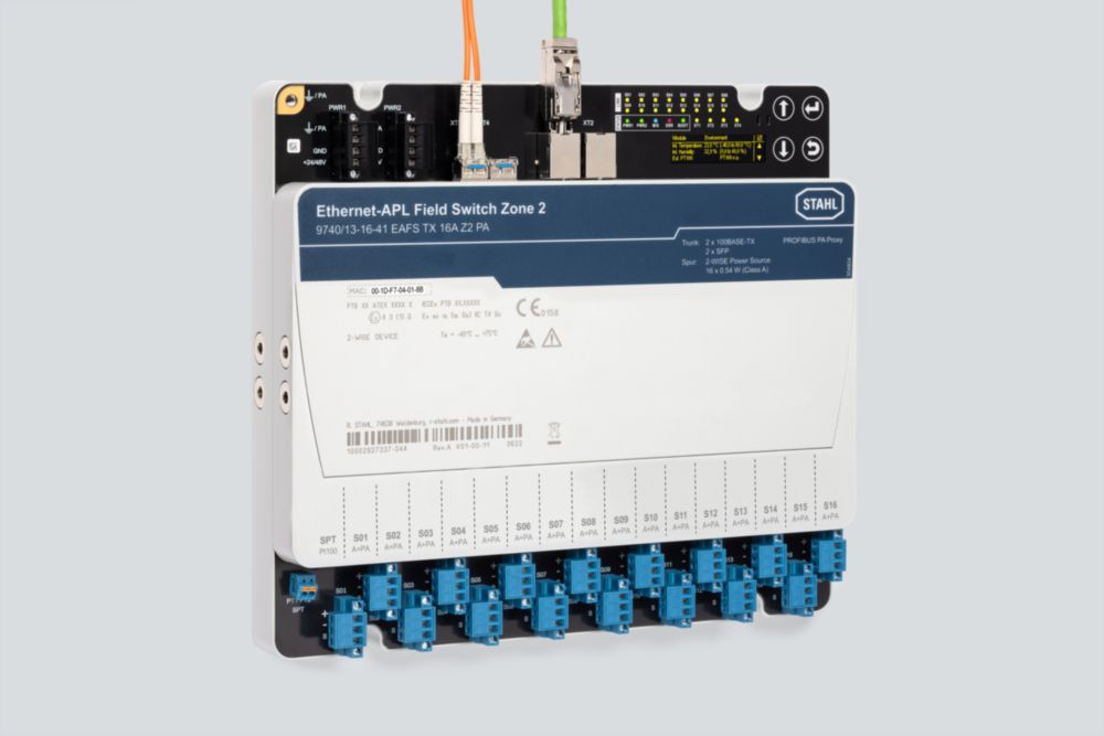 Stahl 9740/13-16-01  Ethernet-APL Field Switch Zone 2 Image