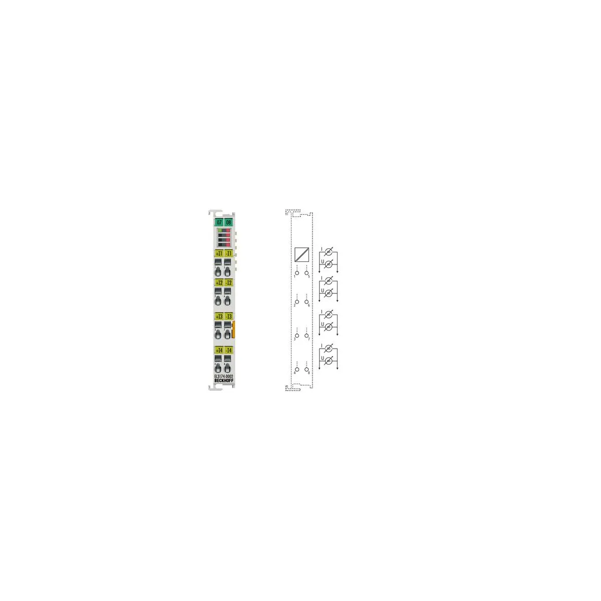 BECKHOFF BECKHOFF EL3174-0002 4-Channel Analog Input - EL3174-0002