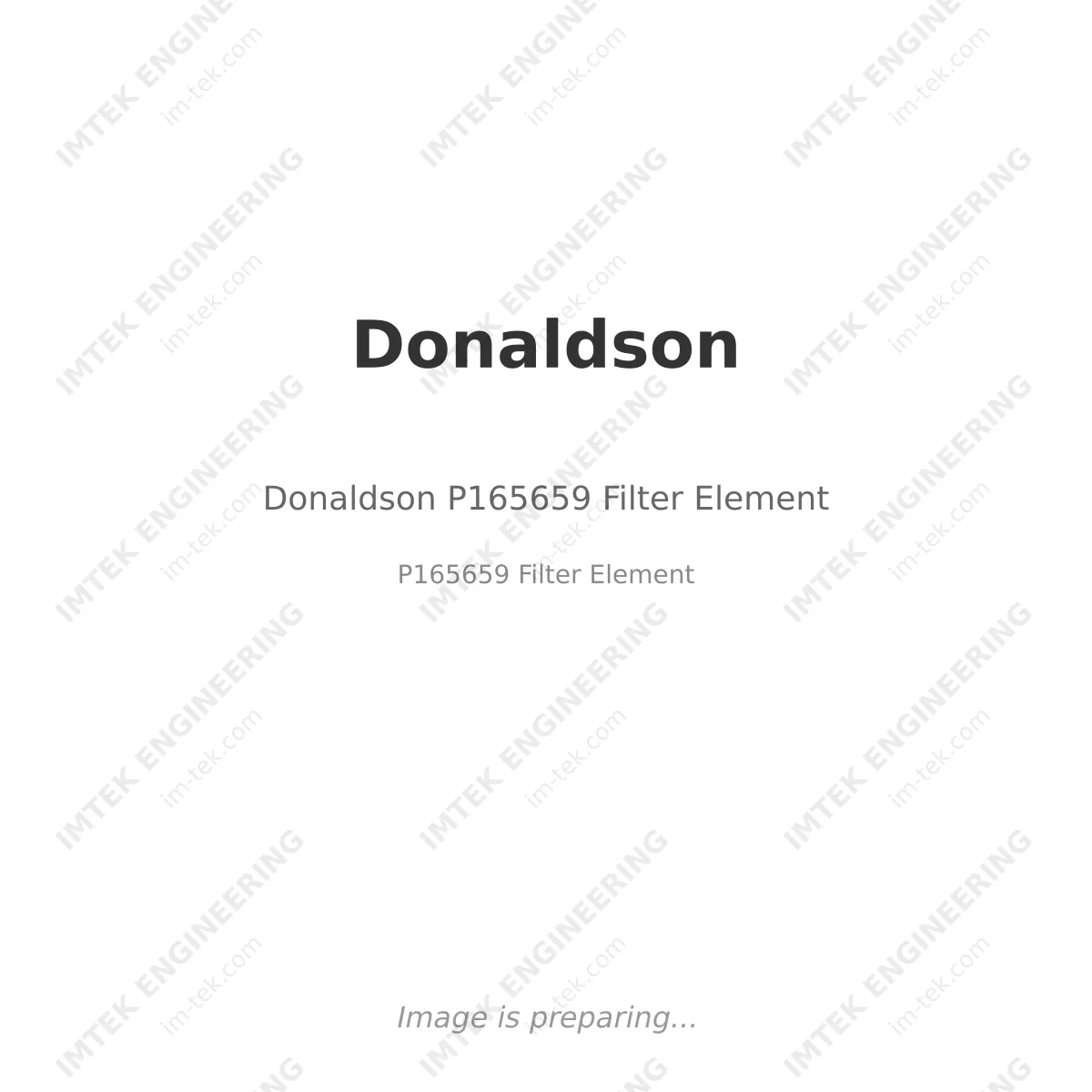 Donaldson Donaldson P165659 Filter Element - P165659 Filter Element