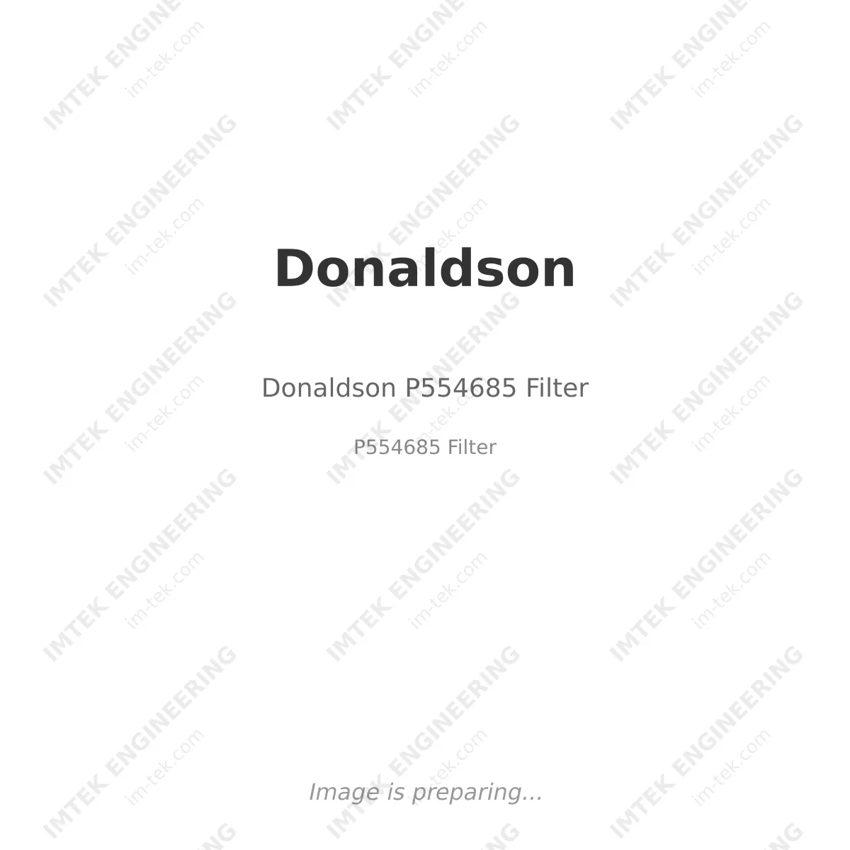 Donaldson Donaldson P554685 Filter - P554685 Filter