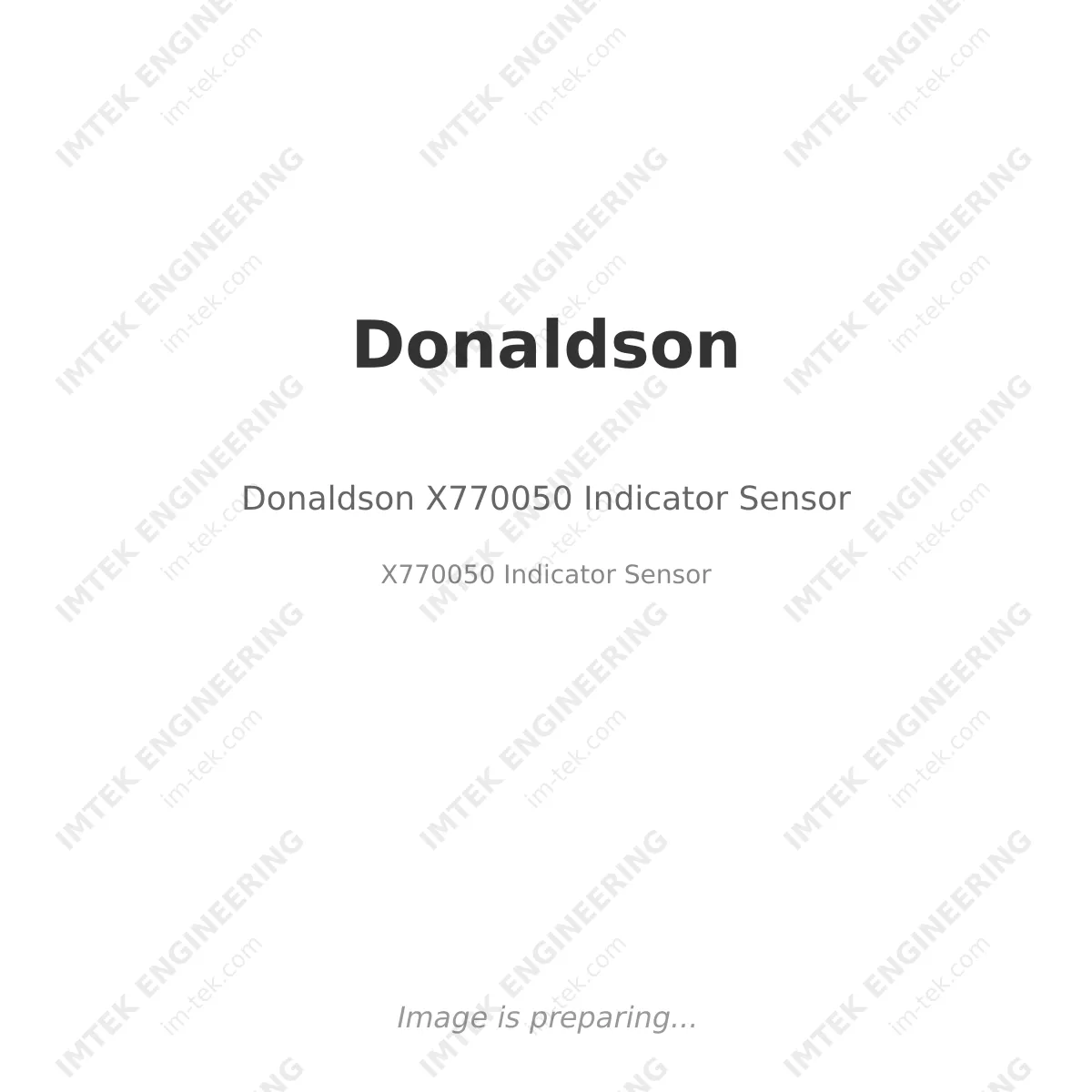 Donaldson Donaldson X770050 Indicator Sensor - X770050 Indicator Sensor