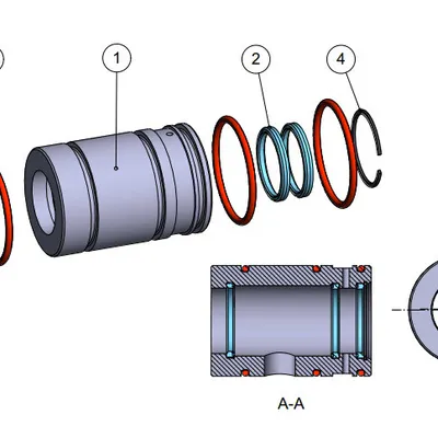 Doofor Doofor 1638893 Lock Ring - 1638893