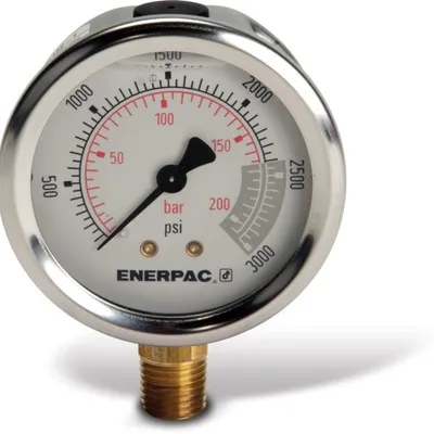 Enerpac Enerpac G2516L Hydraulic Pressure Gauge, - G2516L Hydraulic Pressure Gauge,