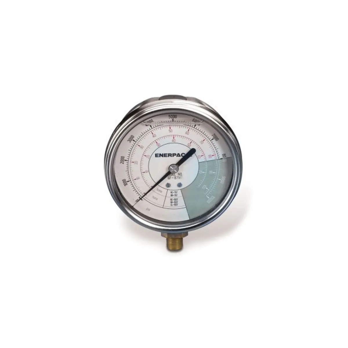 Enerpac Enerpac GF871B Hydraulic Force and Pressure Gauge - GF871B Hydraulic Force and Pressure Gauge