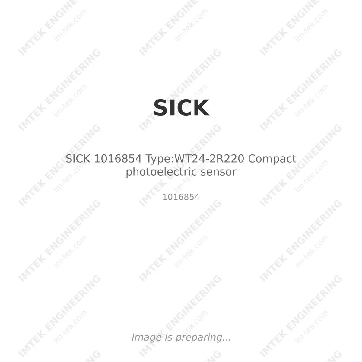 SICK SICK 1016854 Type:WT24-2R220 Compact photoelectric sensor - 1016854