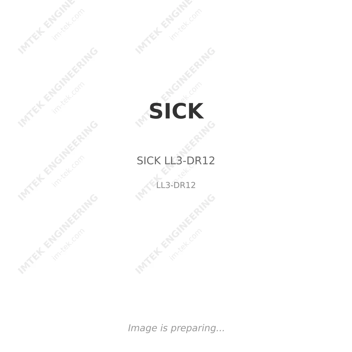 SICK SICK LL3-DR12 - LL3-DR12