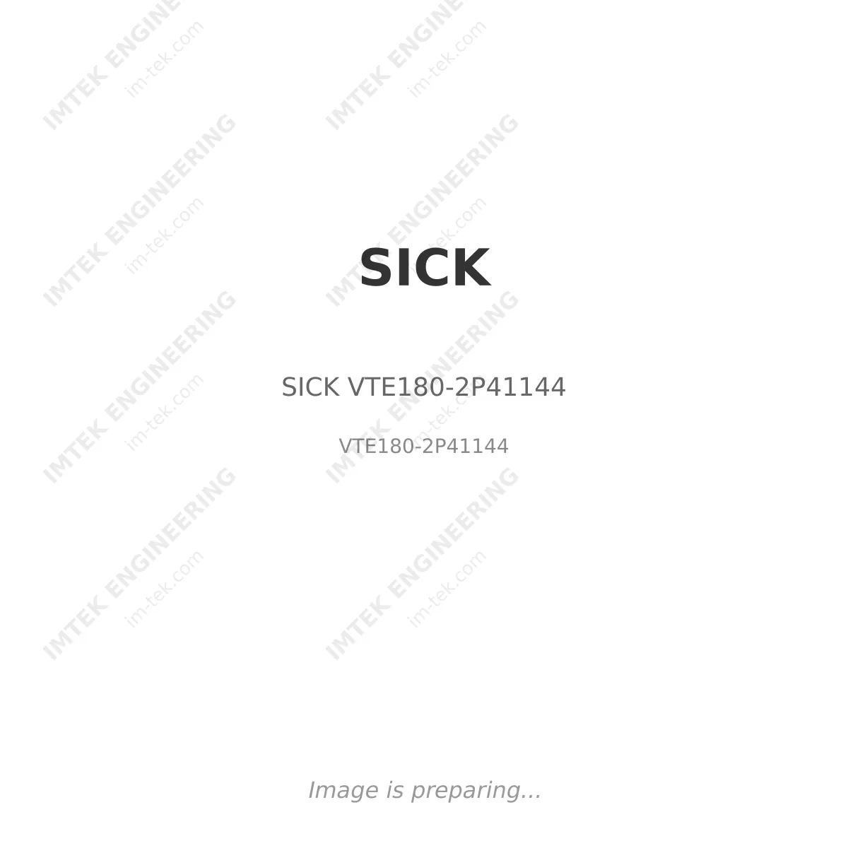 SICK SICK VTE180-2P41144 - VTE180-2P41144
