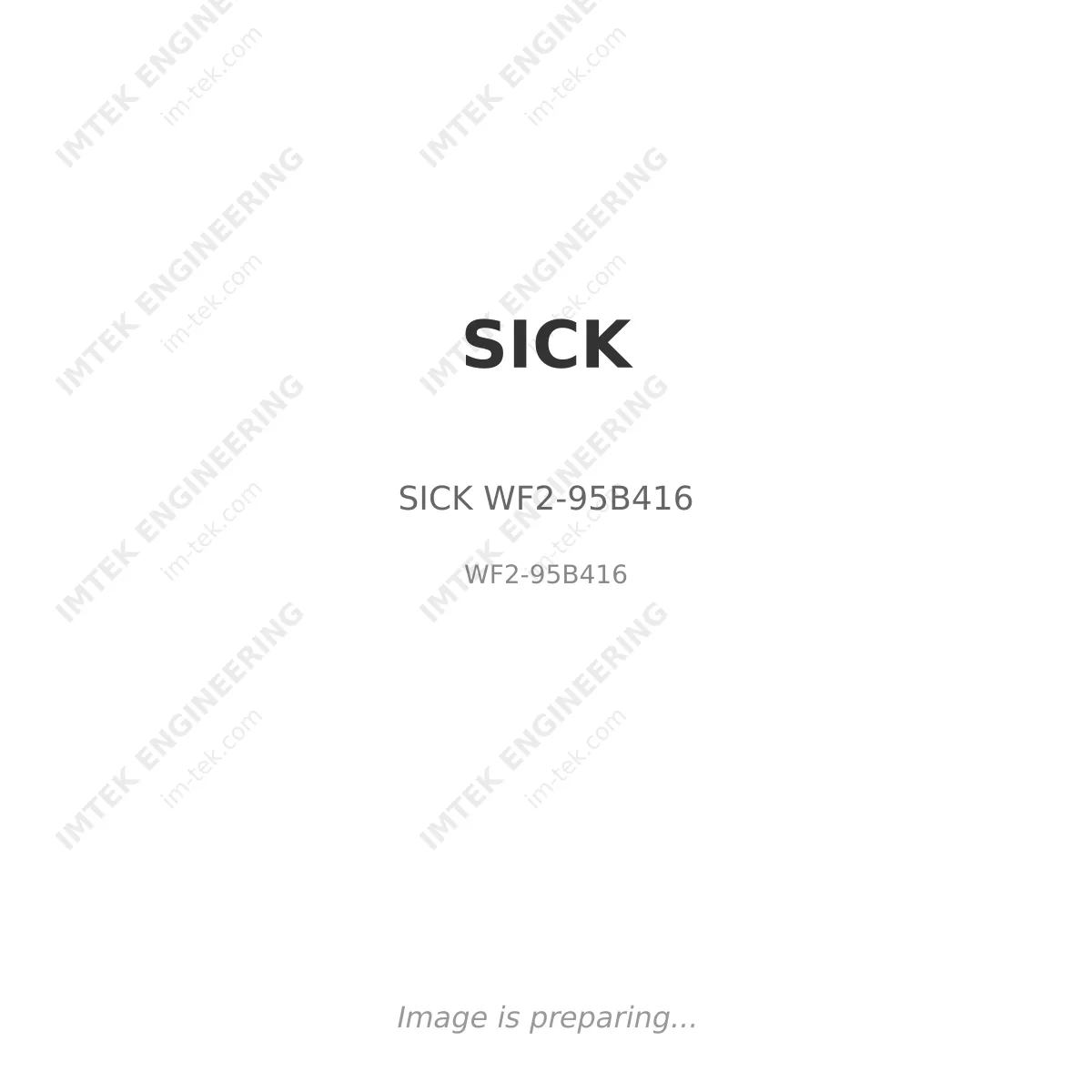 SICK SICK WF2-95B416 - WF2-95B416