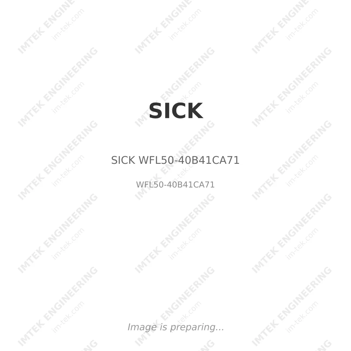 SICK SICK WFL50-40B41CA71 - WFL50-40B41CA71