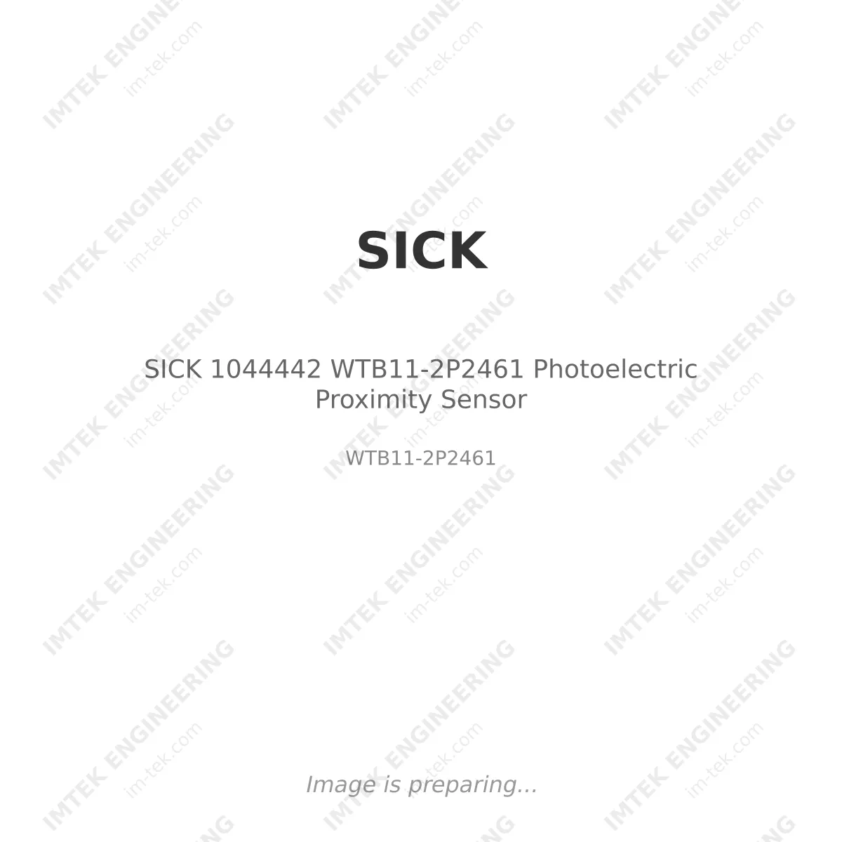 SICK SICK 1044442 WTB11-2P2461 Photoelectric Proximity Sensor - WTB11-2P2461