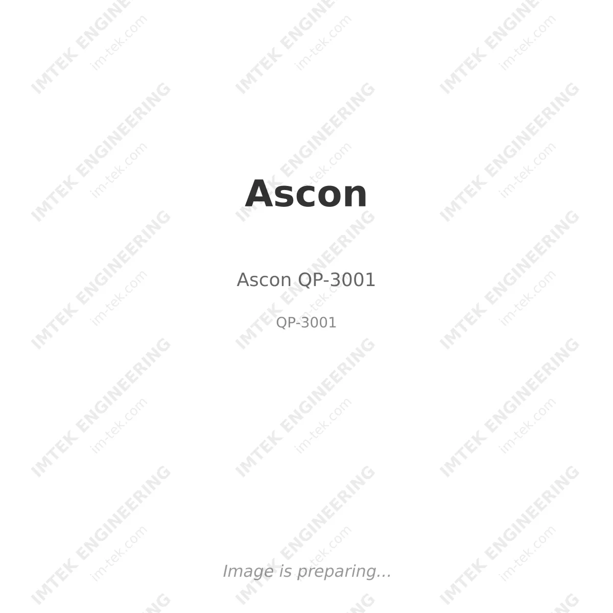 Ascon Ascon QP-3001 - QP-3001