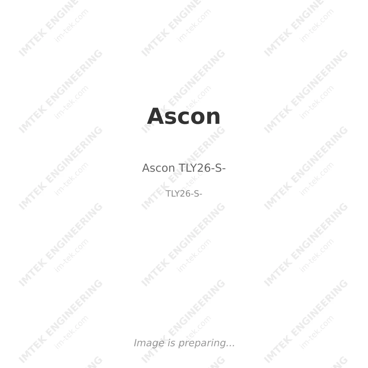 Ascon Ascon TLY26-S- - TLY26-S-