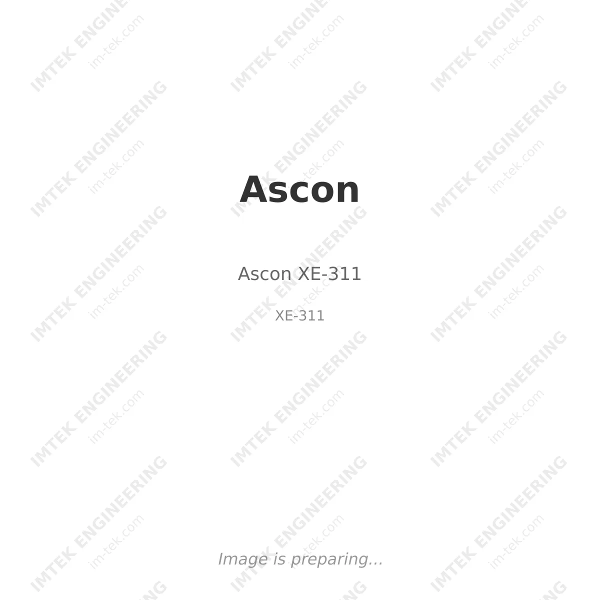 Ascon Ascon XE-311 - XE-311