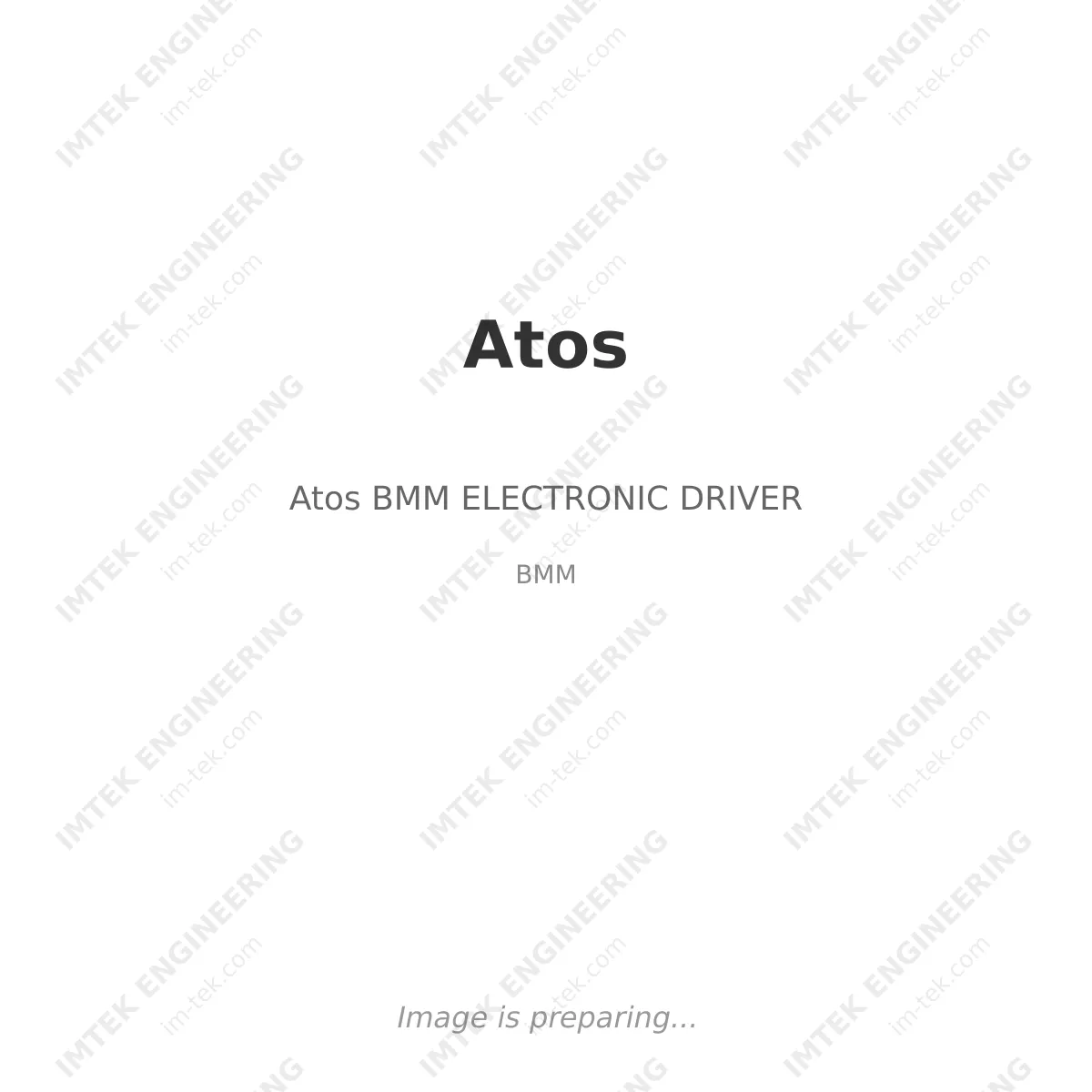 Atos Atos BMM ELECTRONIC DRIVER - BMM