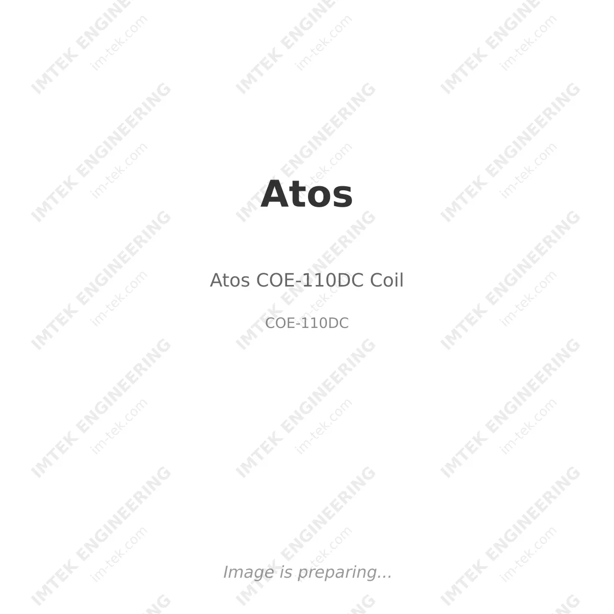 Atos Atos COE-110DC Coil - COE-110DC
