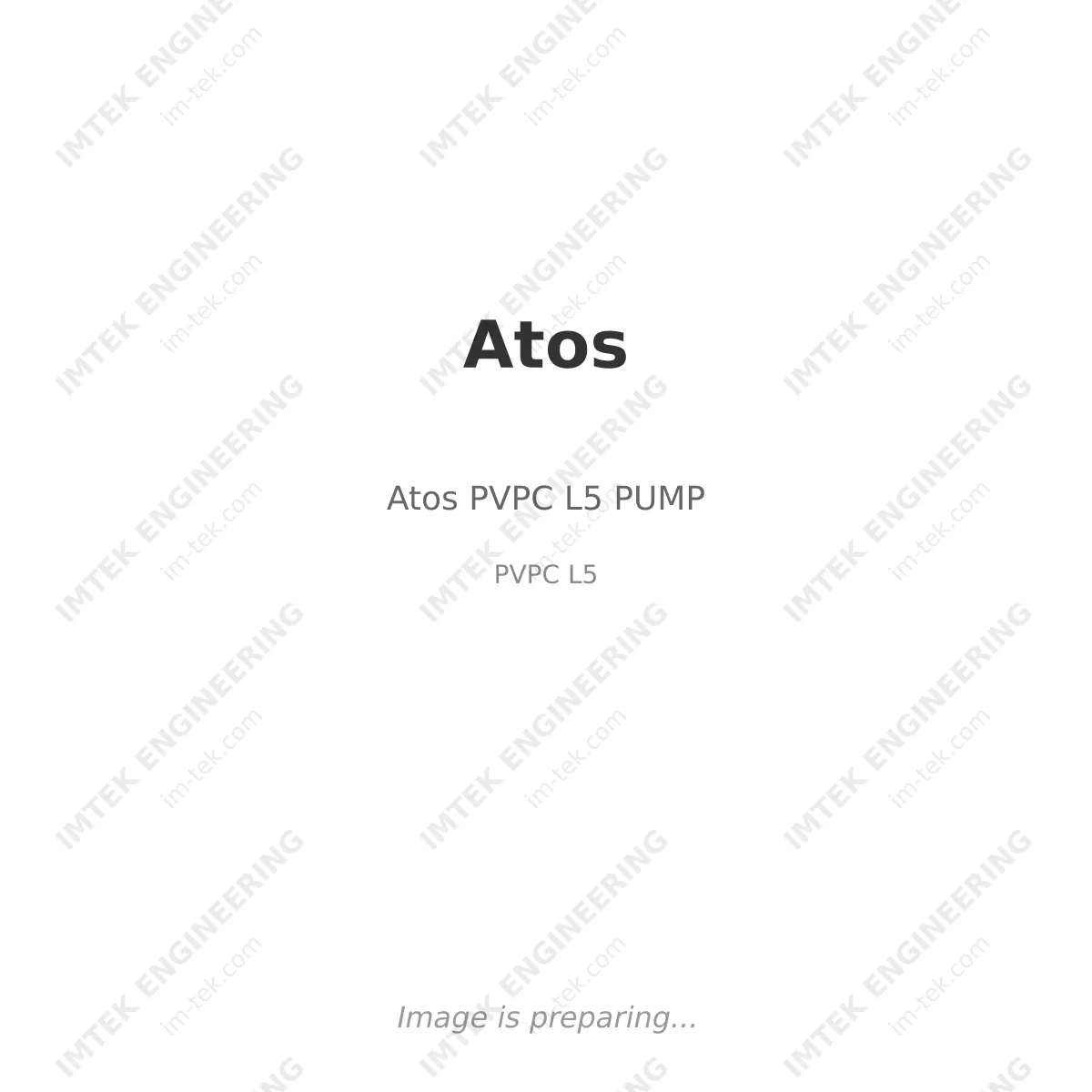 Atos Atos PVPC L5 PUMP - PVPC L5
