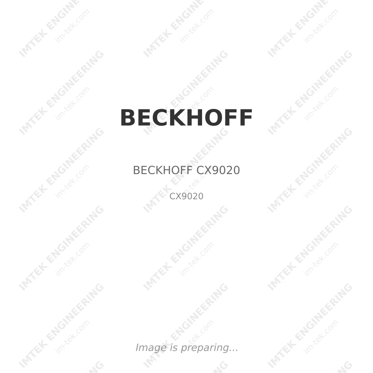 BECKHOFF BECKHOFF CX9020 - CX9020