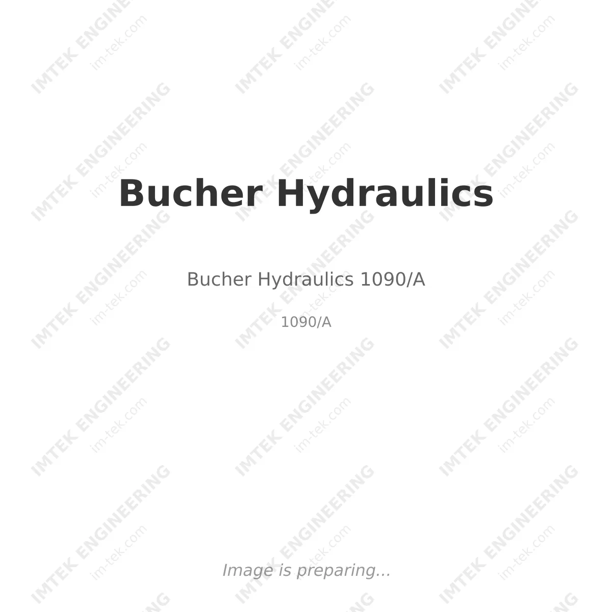 Bucher Hydraulics Bucher Hydraulics 1090/A - 1090/A