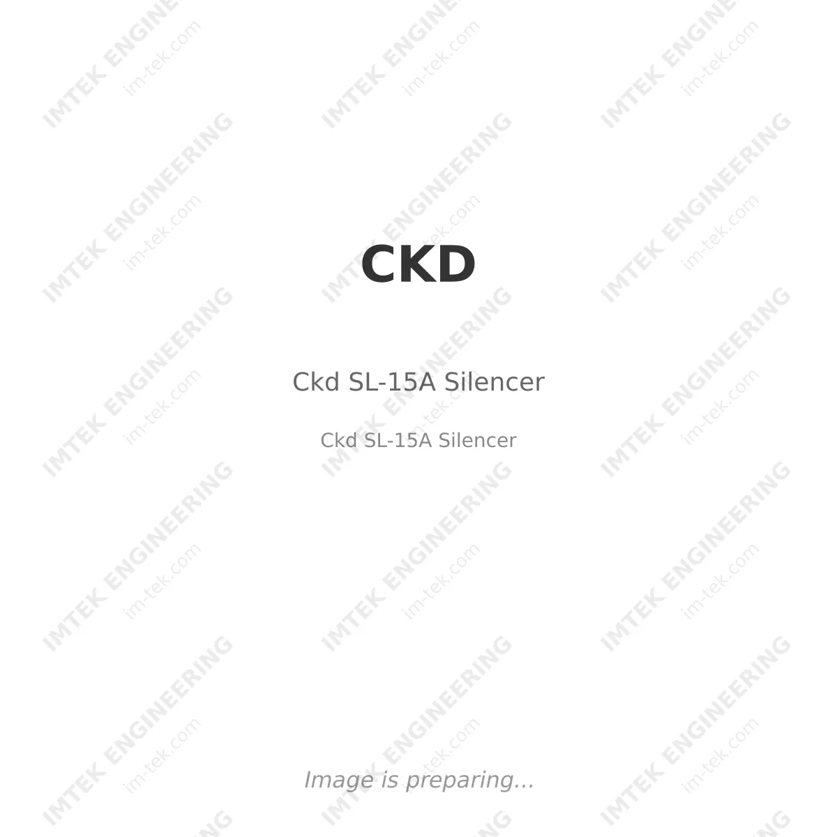 CKD Ckd SL-15A Silencer - Ckd SL-15A Silencer