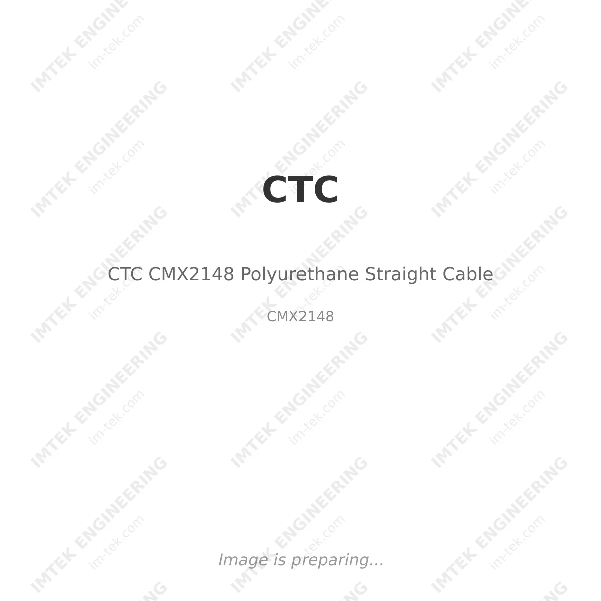 CTC CTC CMX2148 Polyurethane Straight Cable - CMX2148