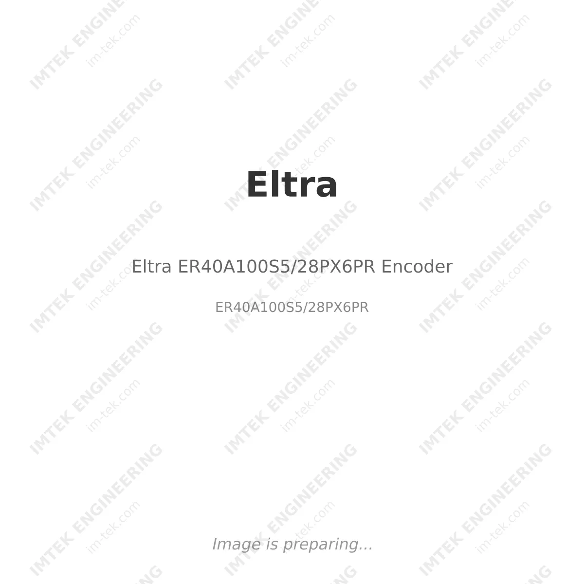 Eltra Eltra ER40A100S5/28PX6PR Encoder - ER40A100S5/28PX6PR