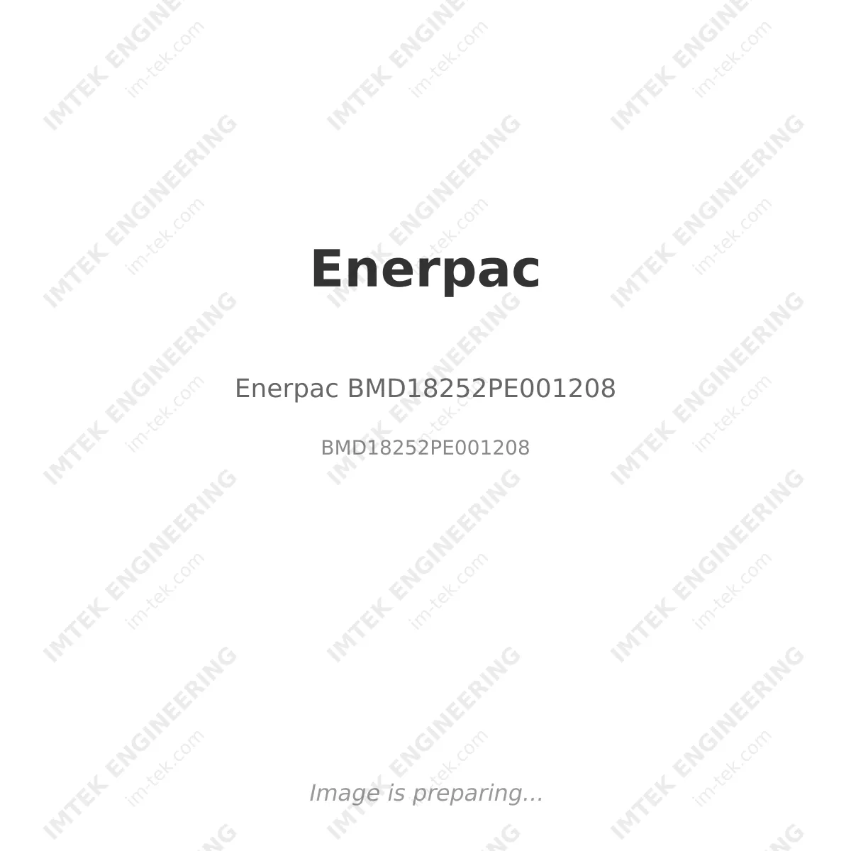 Enerpac Enerpac BMD18252PE001208 - BMD18252PE001208