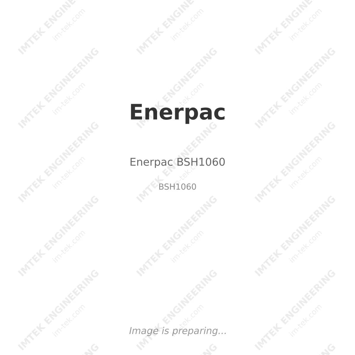 Enerpac Enerpac BSH1060 - BSH1060