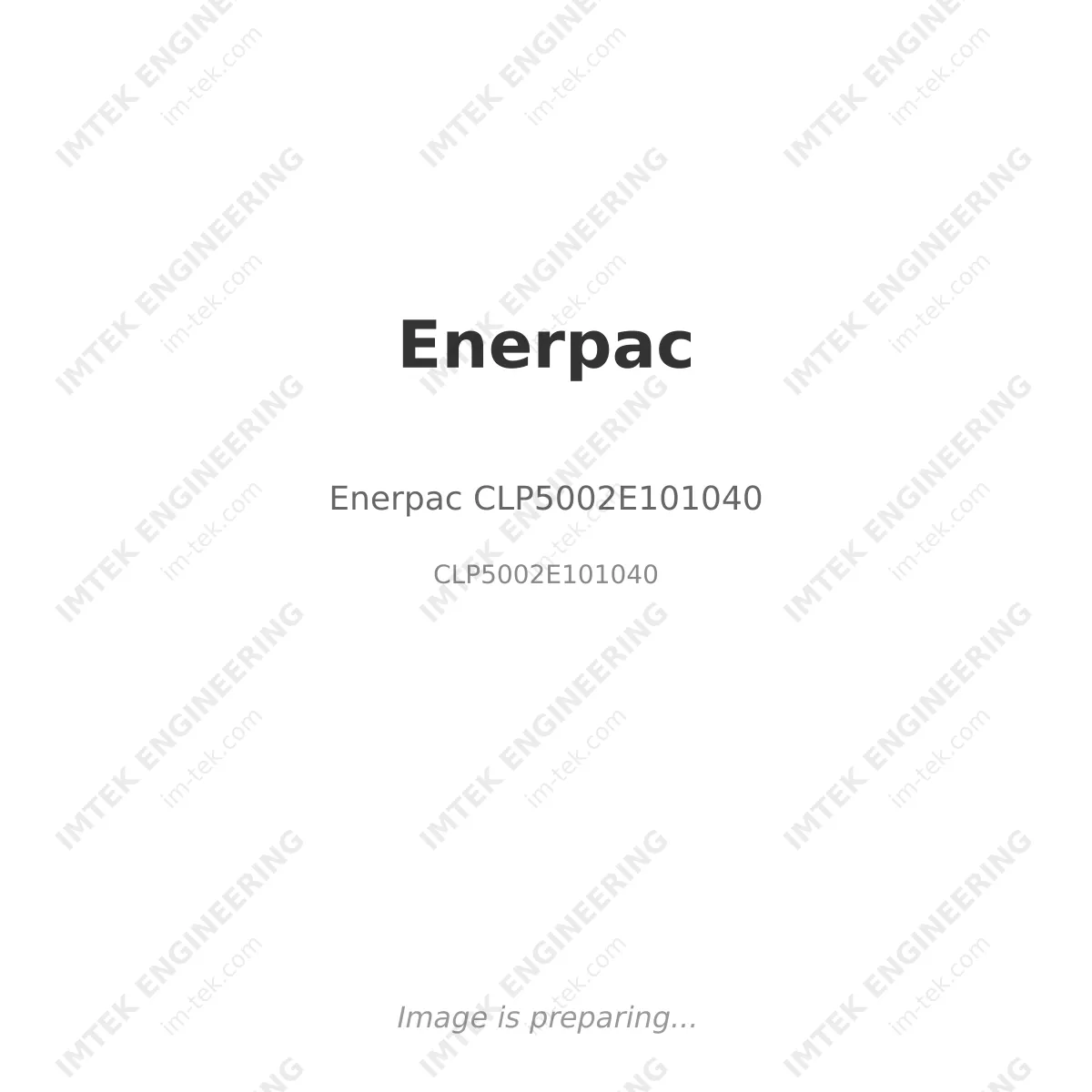 Enerpac Enerpac CLP5002E101040 - CLP5002E101040