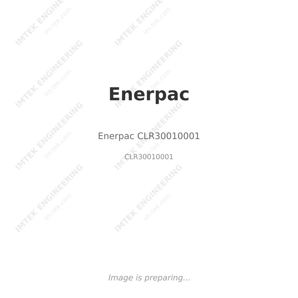 Enerpac Enerpac CLR30010001 - CLR30010001