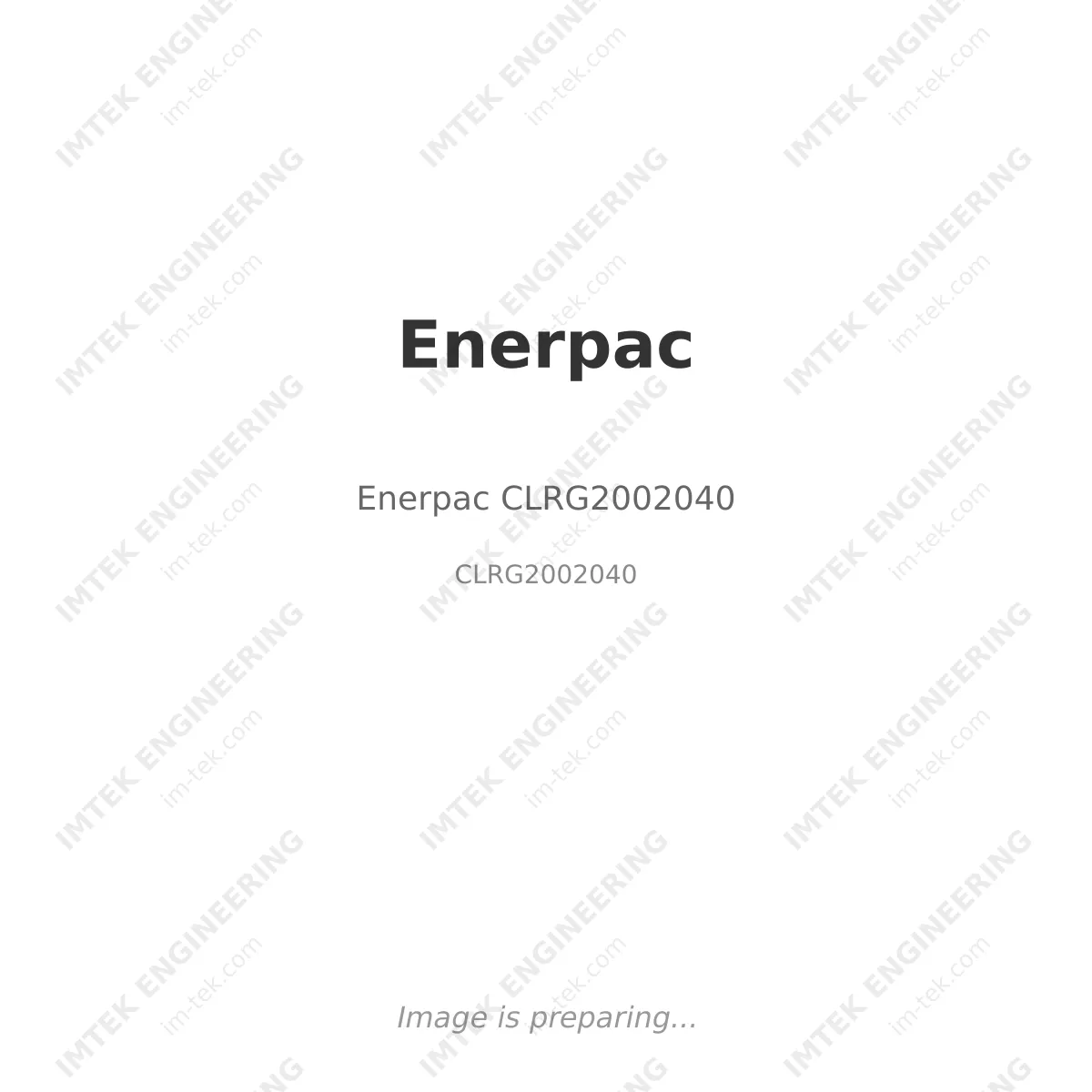 Enerpac Enerpac CLRG2002040 - CLRG2002040
