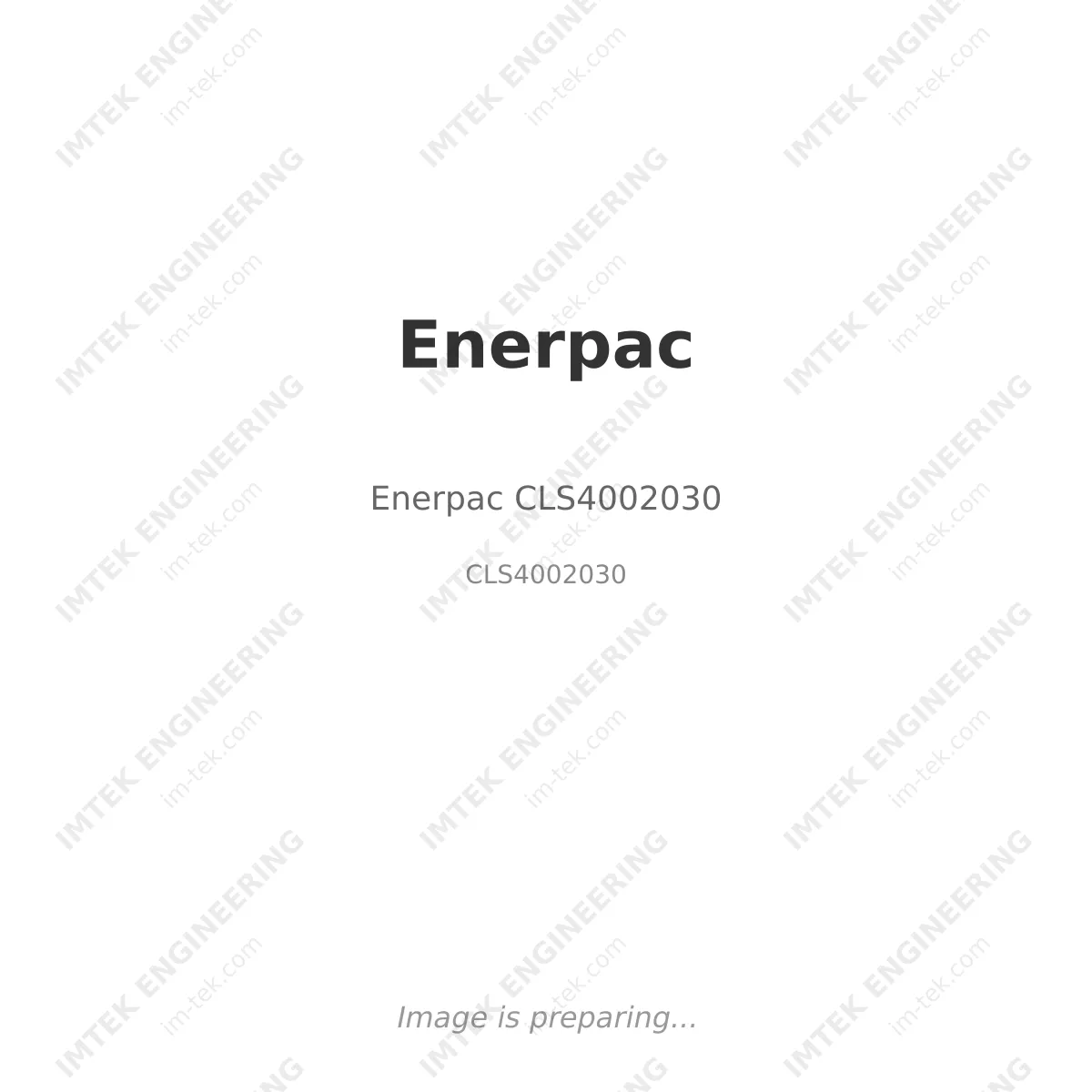 Enerpac Enerpac CLS4002030 - CLS4002030