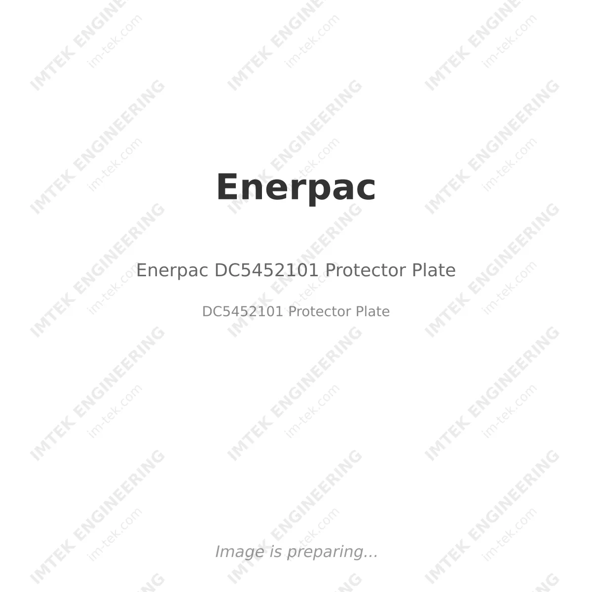 Enerpac Enerpac DC5452101 Protector Plate - DC5452101 Protector Plate