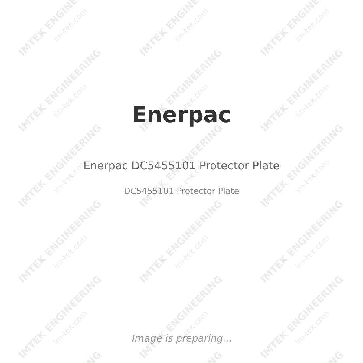 Enerpac Enerpac DC5455101 Protector Plate - DC5455101 Protector Plate