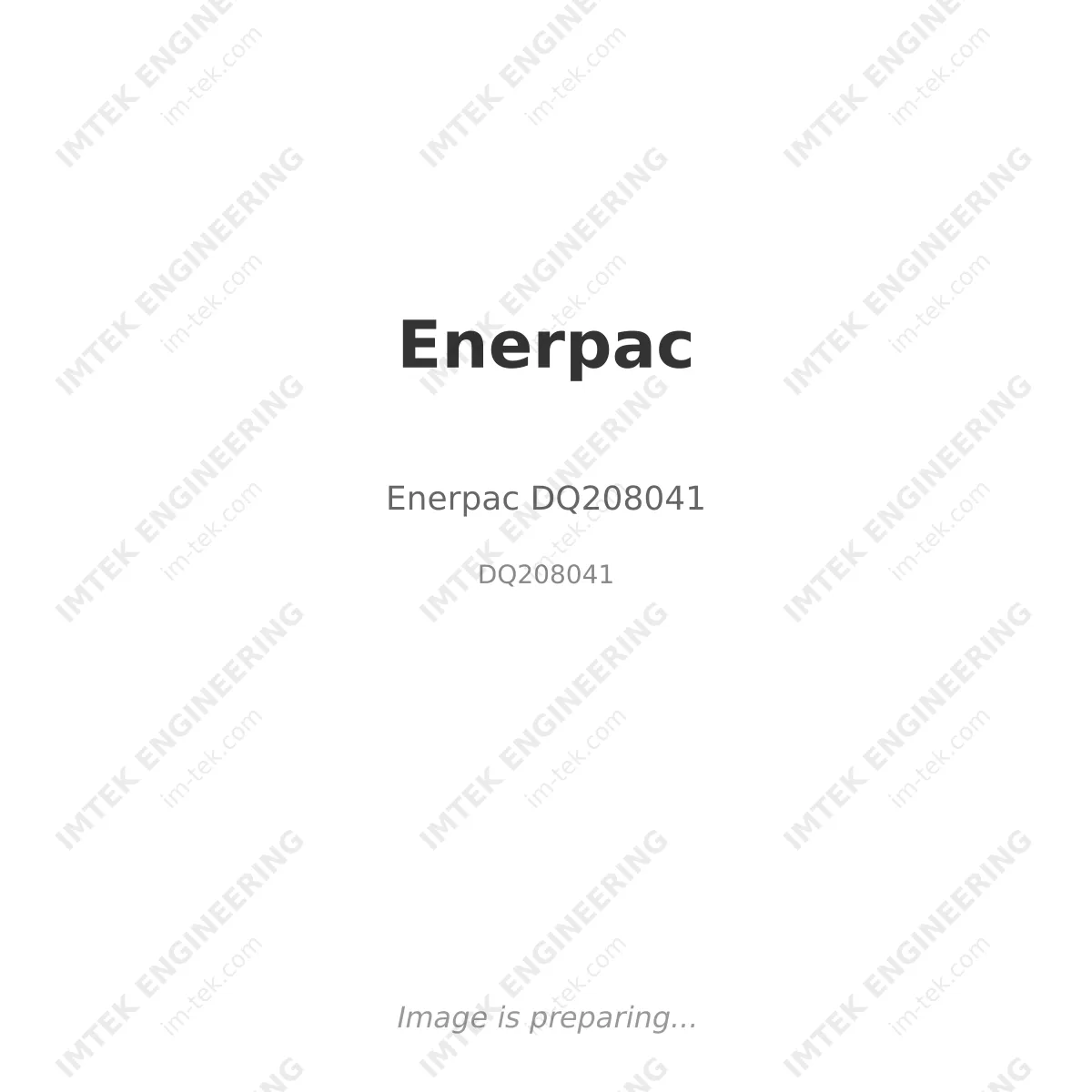Enerpac Enerpac DQ208041 - DQ208041