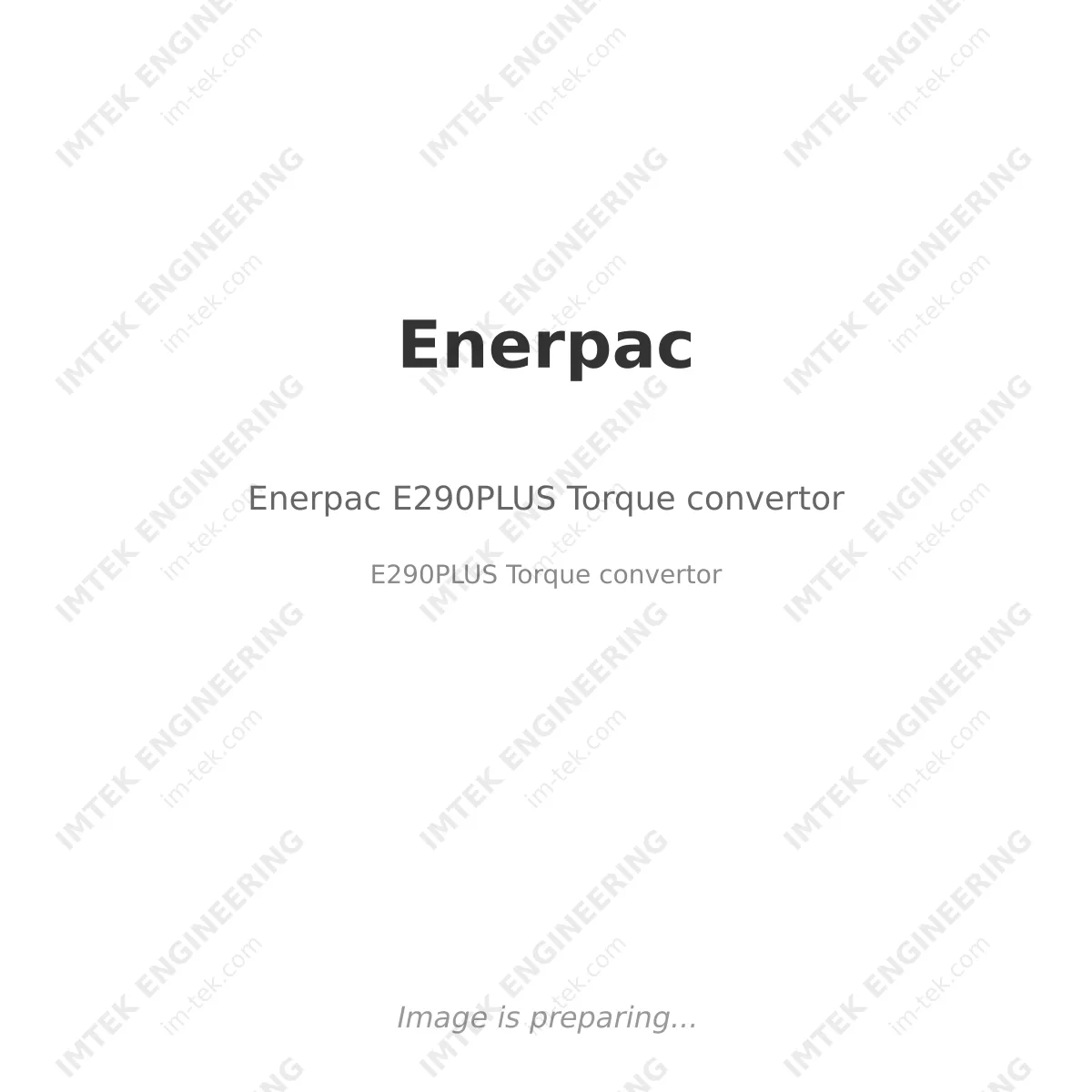 Enerpac Enerpac E290PLUS Torque convertor - E290PLUS Torque convertor