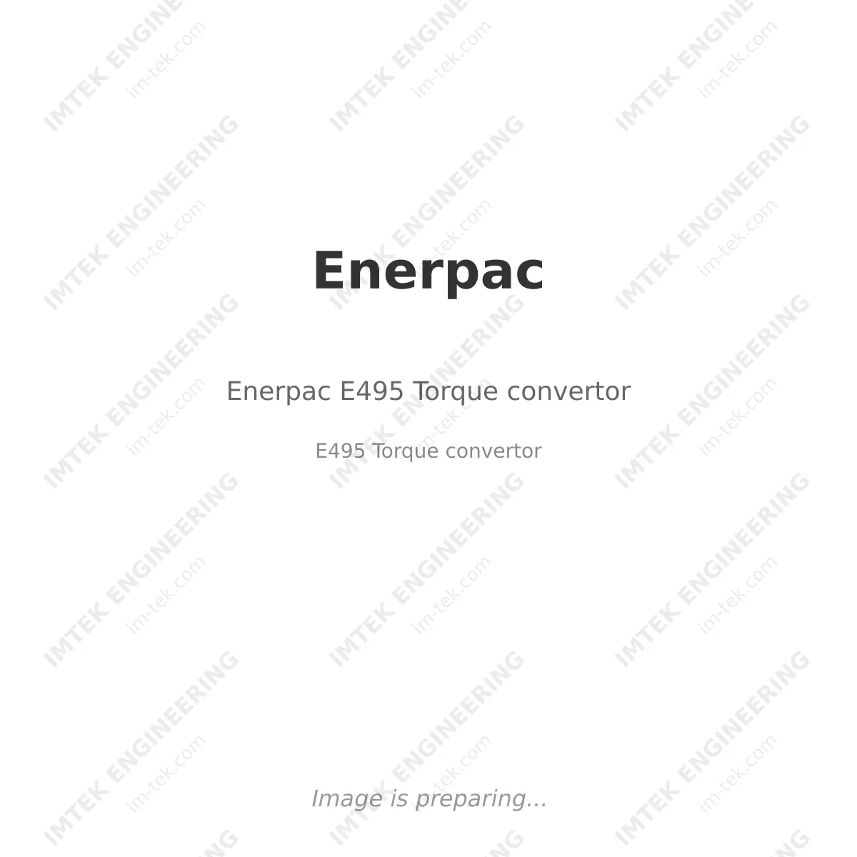 Enerpac Enerpac E495 Torque convertor - E495 Torque convertor