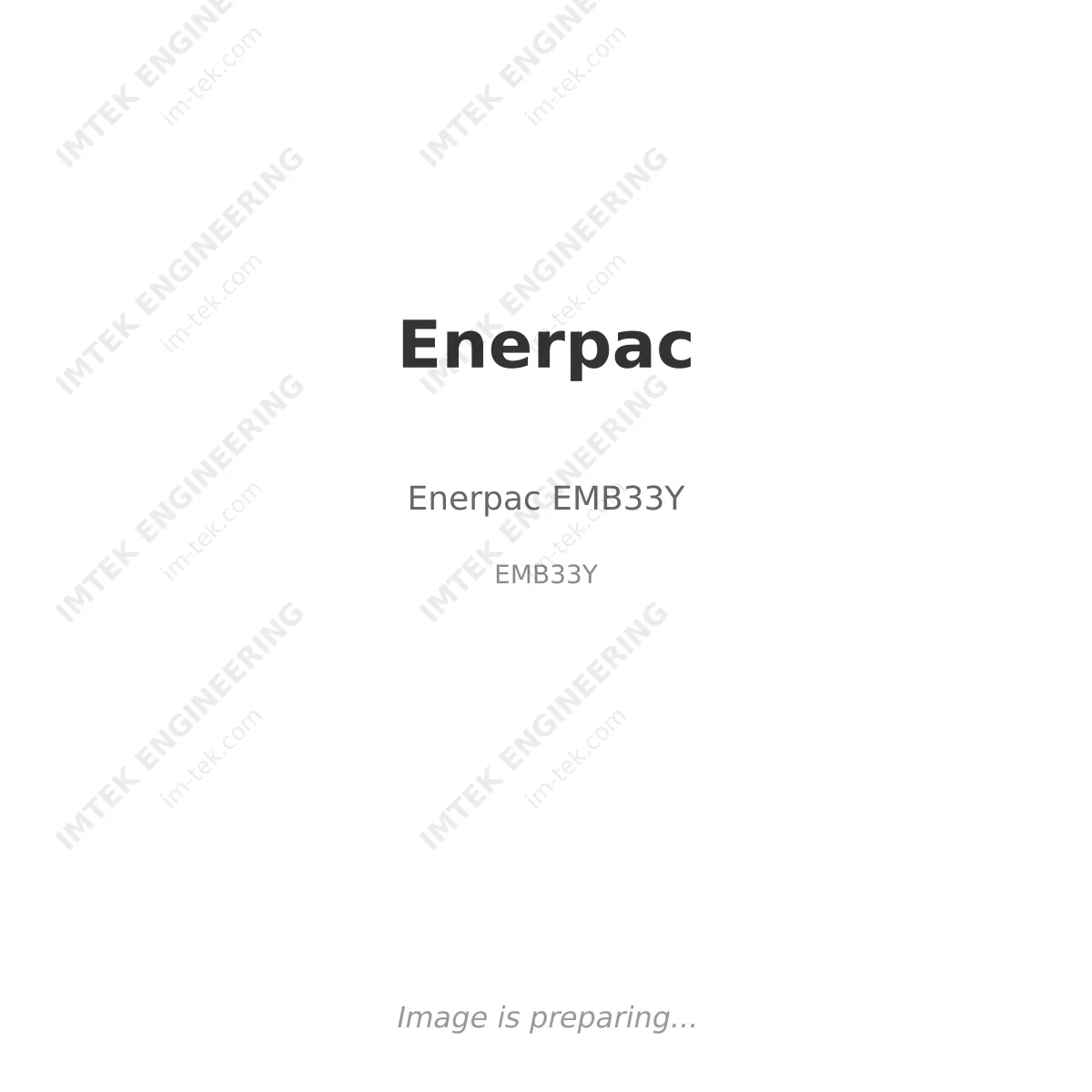 Enerpac Enerpac EMB33Y - EMB33Y