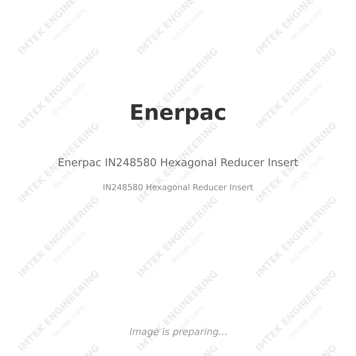 Enerpac Enerpac IN248580 Hexagonal Reducer Insert - IN248580 Hexagonal Reducer Insert