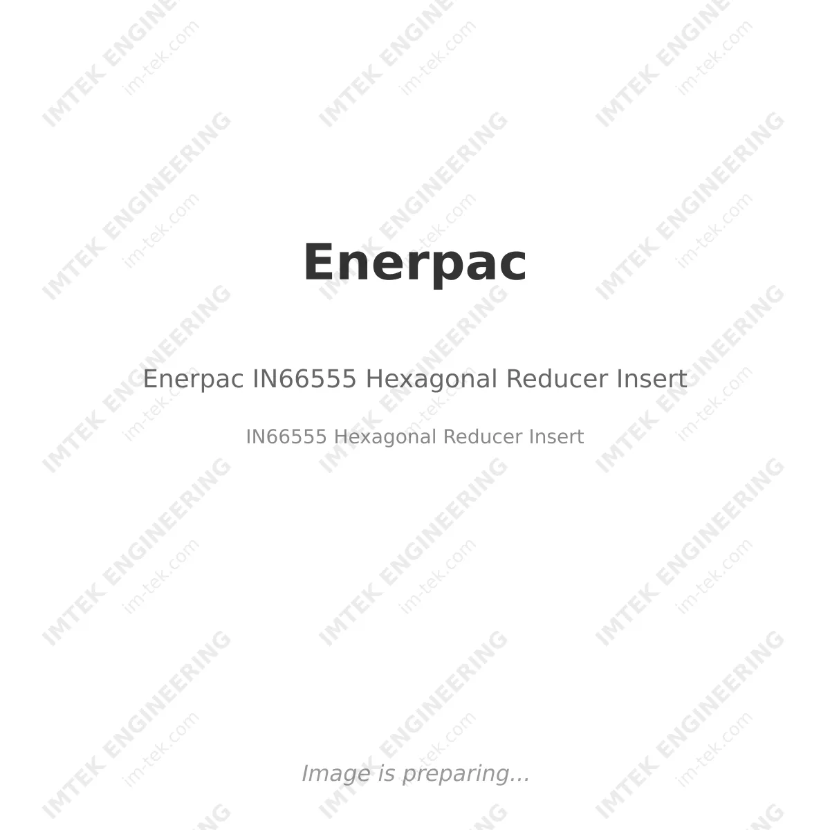 Enerpac Enerpac IN66555 Hexagonal Reducer Insert - IN66555 Hexagonal Reducer Insert