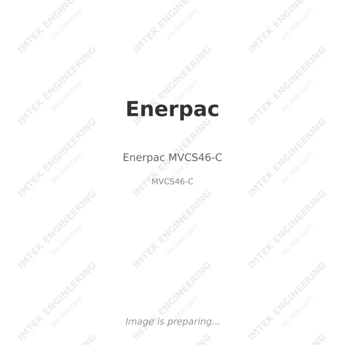 Enerpac Enerpac MVCS46-C - MVCS46-C