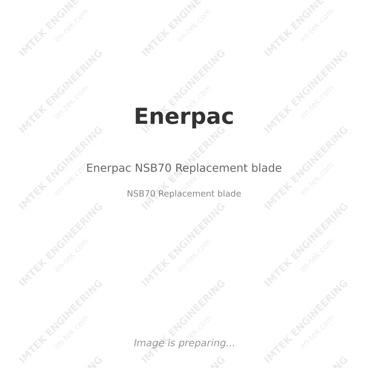Enerpac Enerpac NSB70 Replacement blade - NSB70 Replacement blade