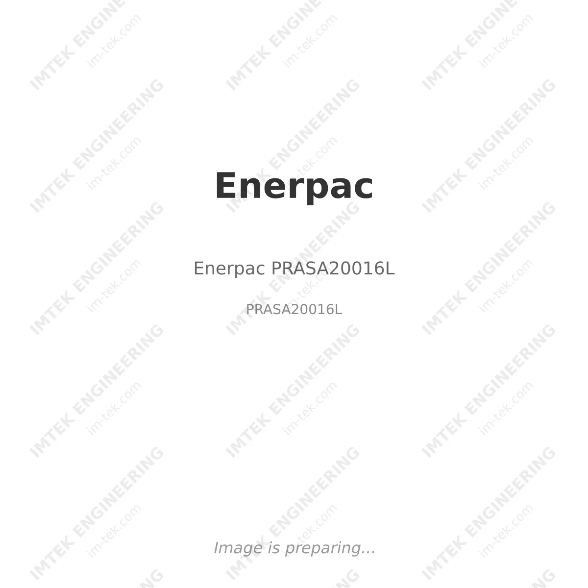Enerpac Enerpac PRASA20016L - PRASA20016L