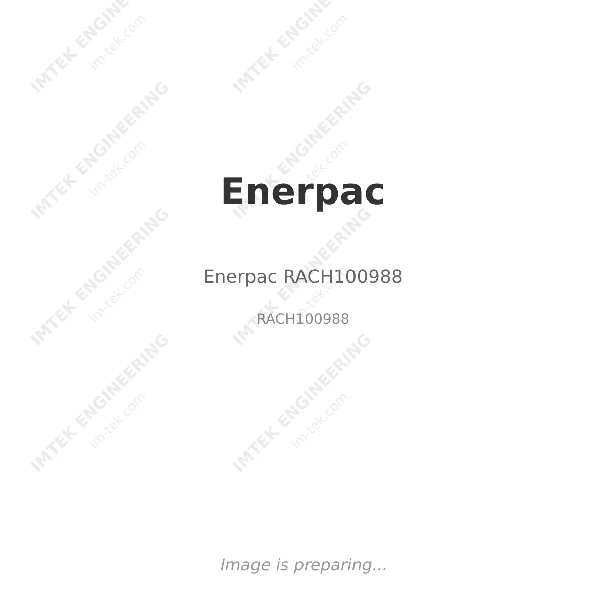 Enerpac Enerpac RACH100988 - RACH100988